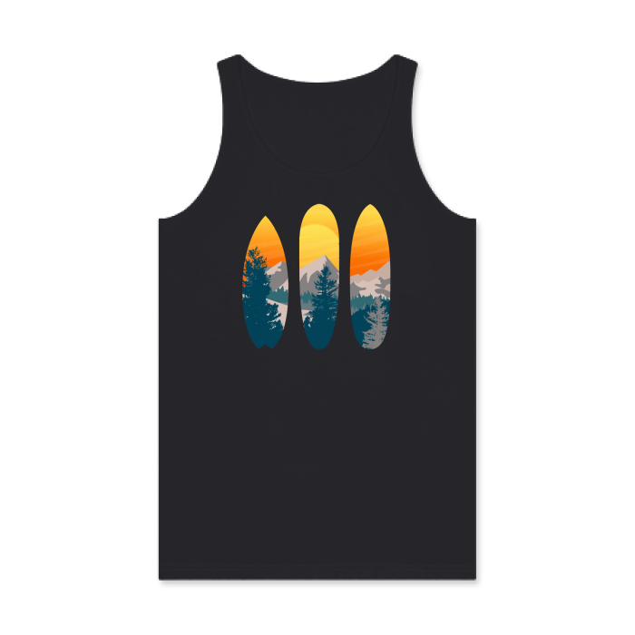 Women's West Coast Surf Cotton Racerback Tank Top - Shirt - Area F Island Clothing