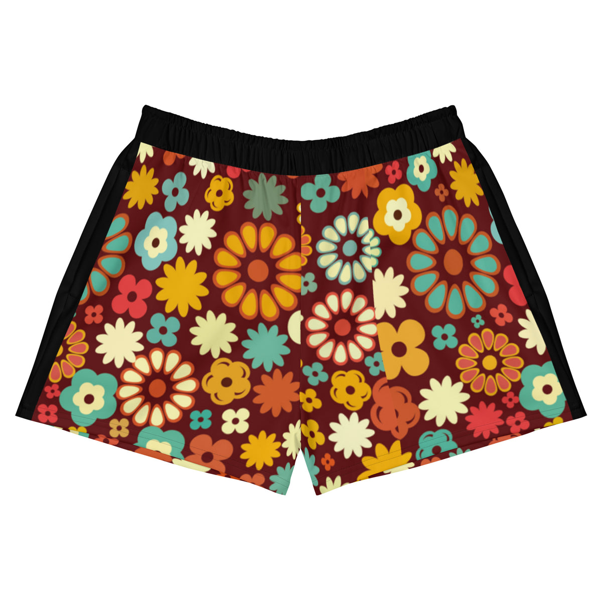 Eco Retro Limited Collection Women’s Recycled Athletic Shorts - Area F Island Clothing