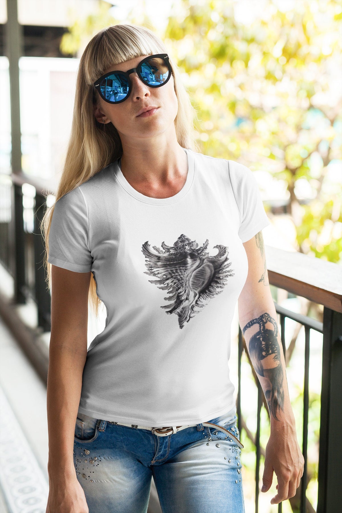 Haeckel Heart Shell Women&#39;s TShirt - Area F Island Clothing