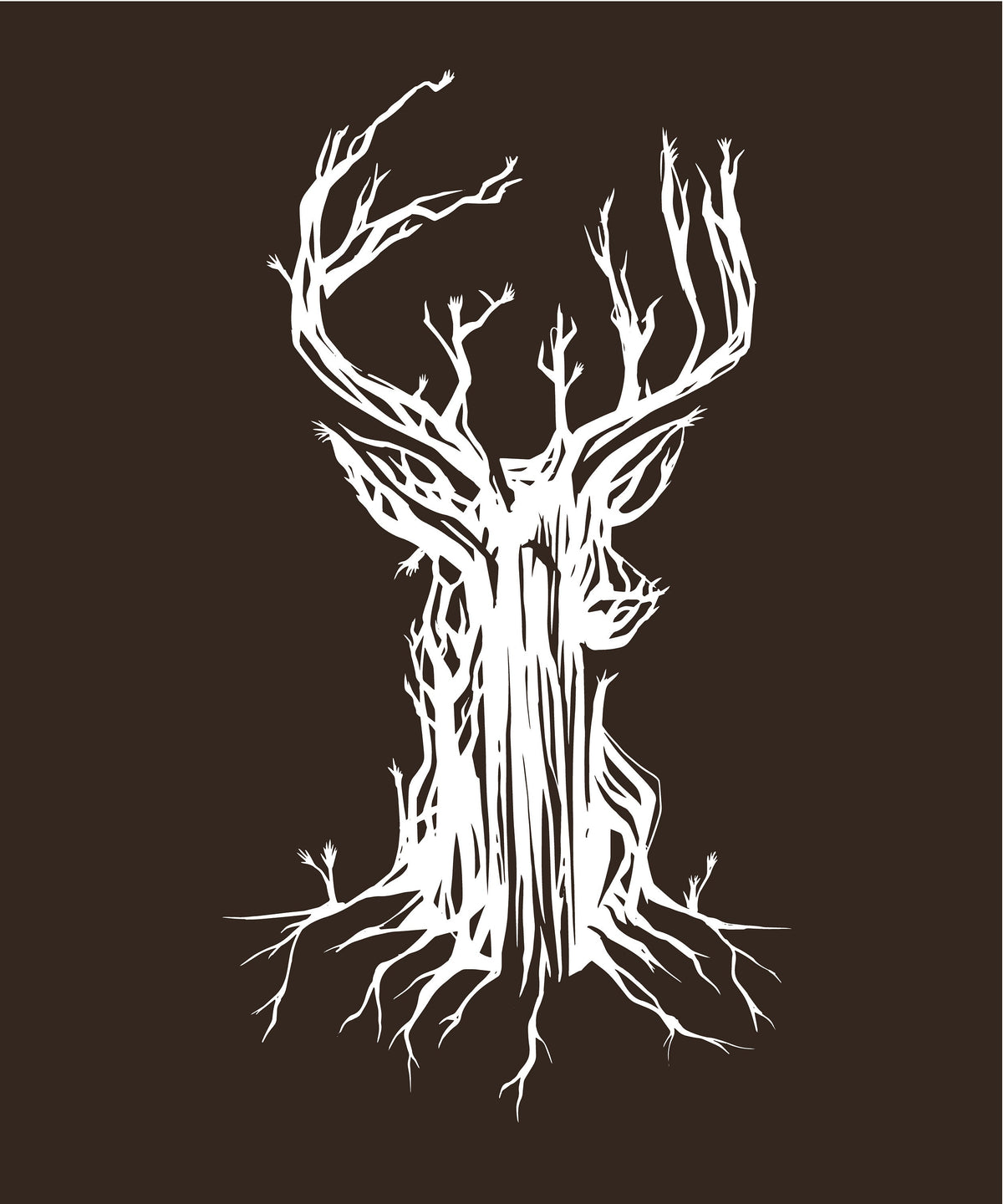 Tree | Antlers - Unisex Custom TShirt - Area F Island Clothing