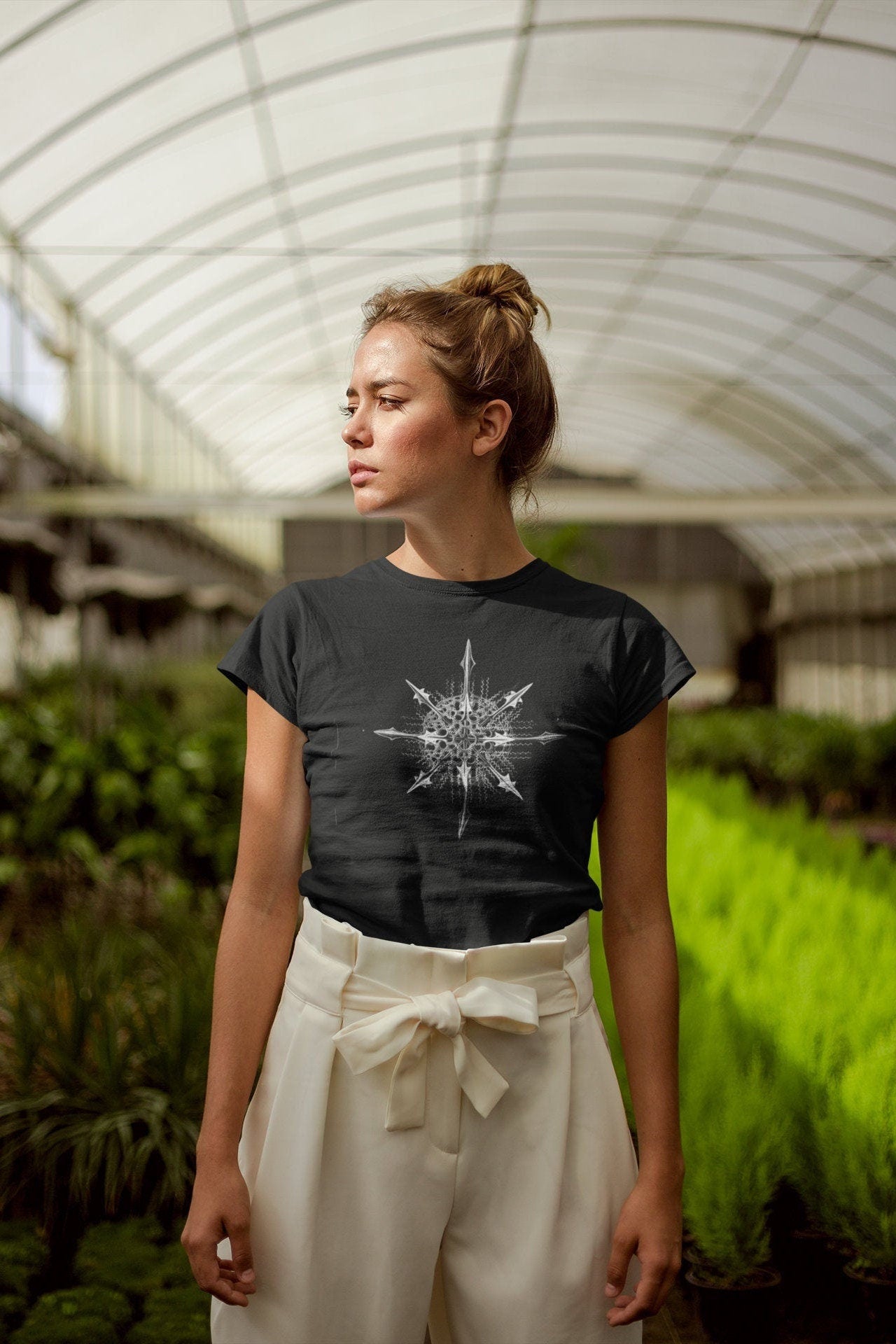 Haeckel Acanthophracta | Nature Women's Custom TShirt - Area F Island Clothing
