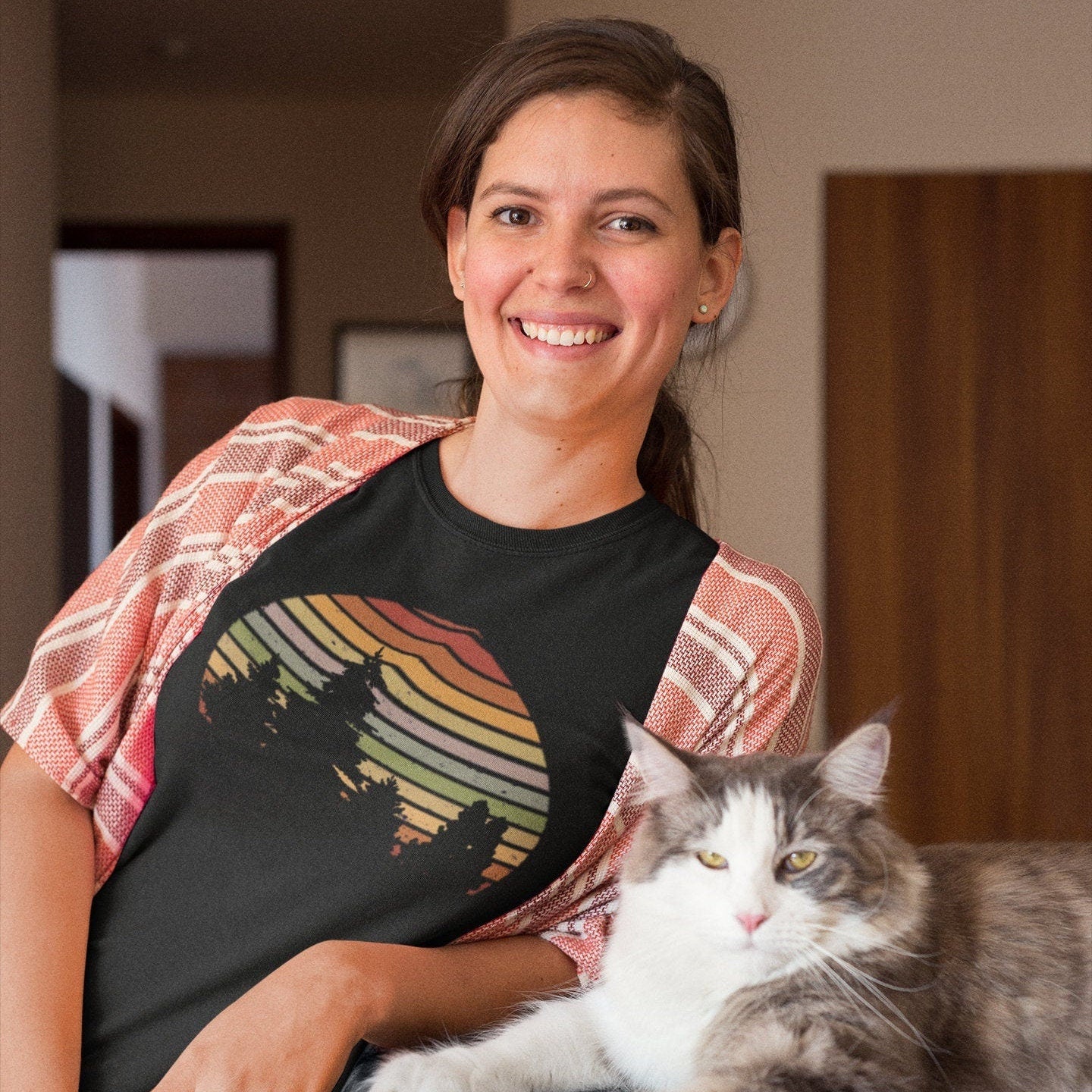 Sun Pine Tree Women's Shirt - Area F Island Clothing