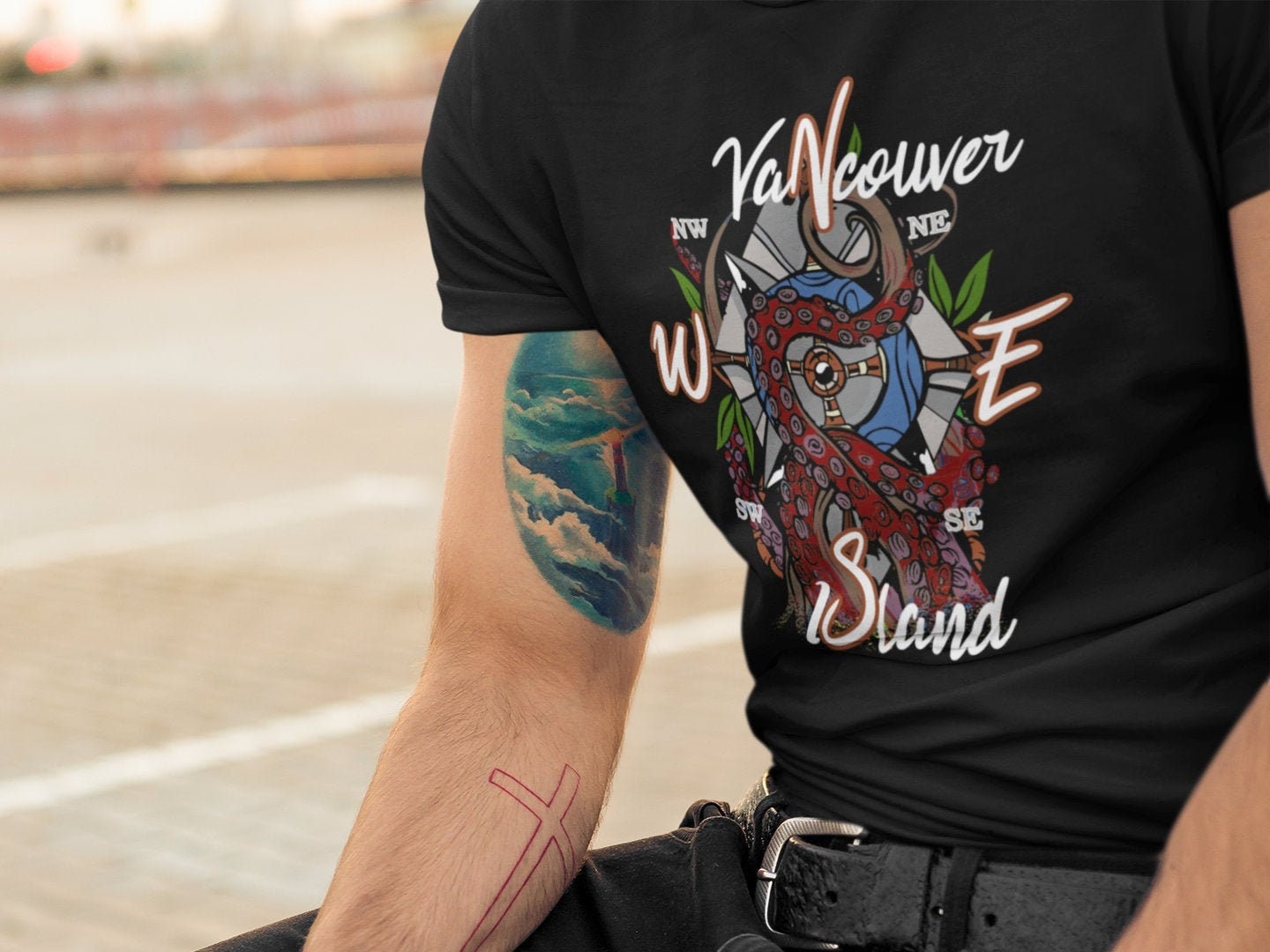 Vancouver Island Kraken Octopus Unisex Tee - Area F Island Clothing