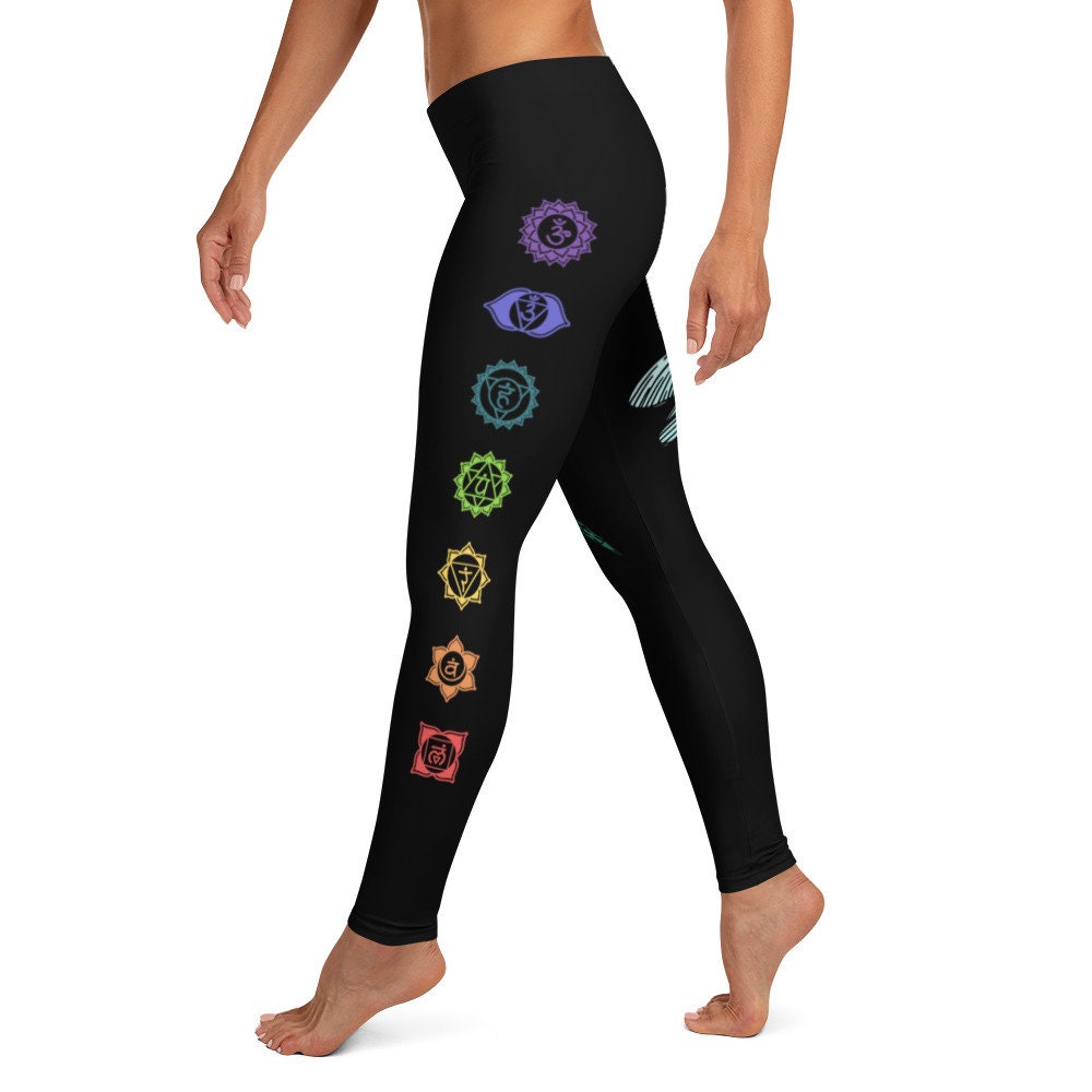 Dragonfly Chakra Full Leggings Full Length Leggings - Area F Island Clothing