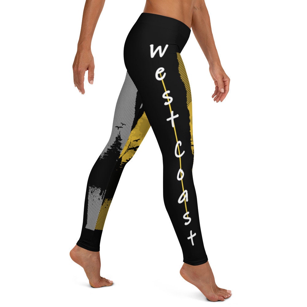 West Coast Tree Moon Full Leggings - Area F Island Clothing