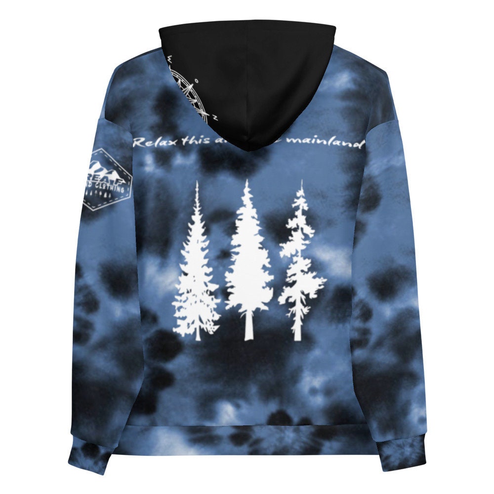 Tie dye Vancouver Island Hoodie Unisex Hoodie - Area F Island Clothing