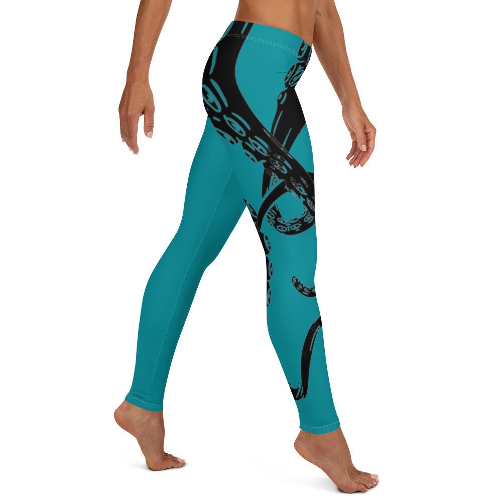 Vancouver Island Kraken Octopus Full Leggings - Area F Island Clothing