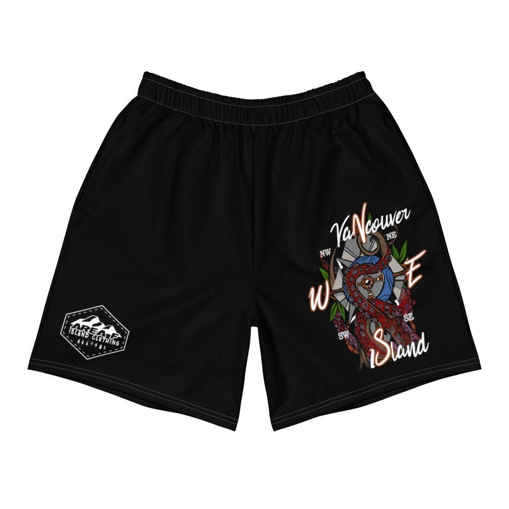 Vancouver Island Octopus Men's Athletic Shorts - Area F Island Clothing