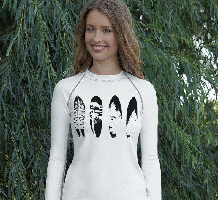 West Coast Women's Rash Guard - Area F Island Clothing