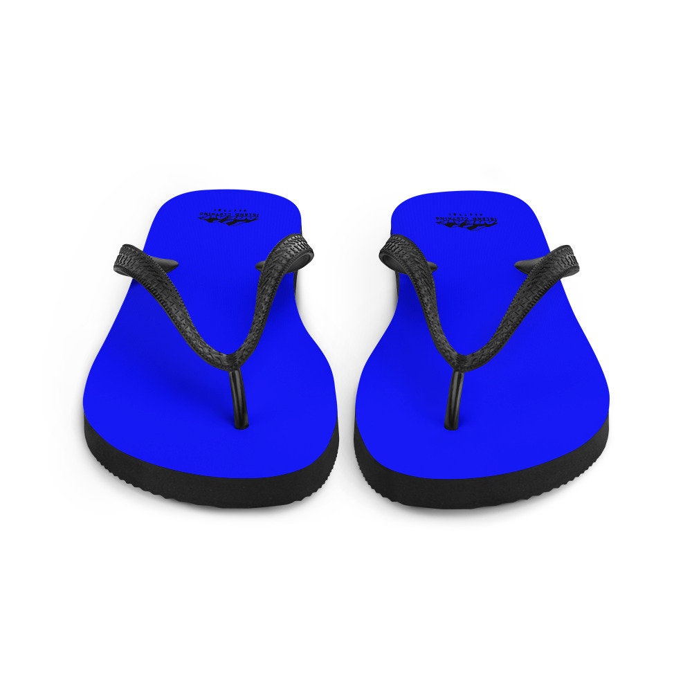 Cobalt Blue Flip-Flops - Area F Island Clothing