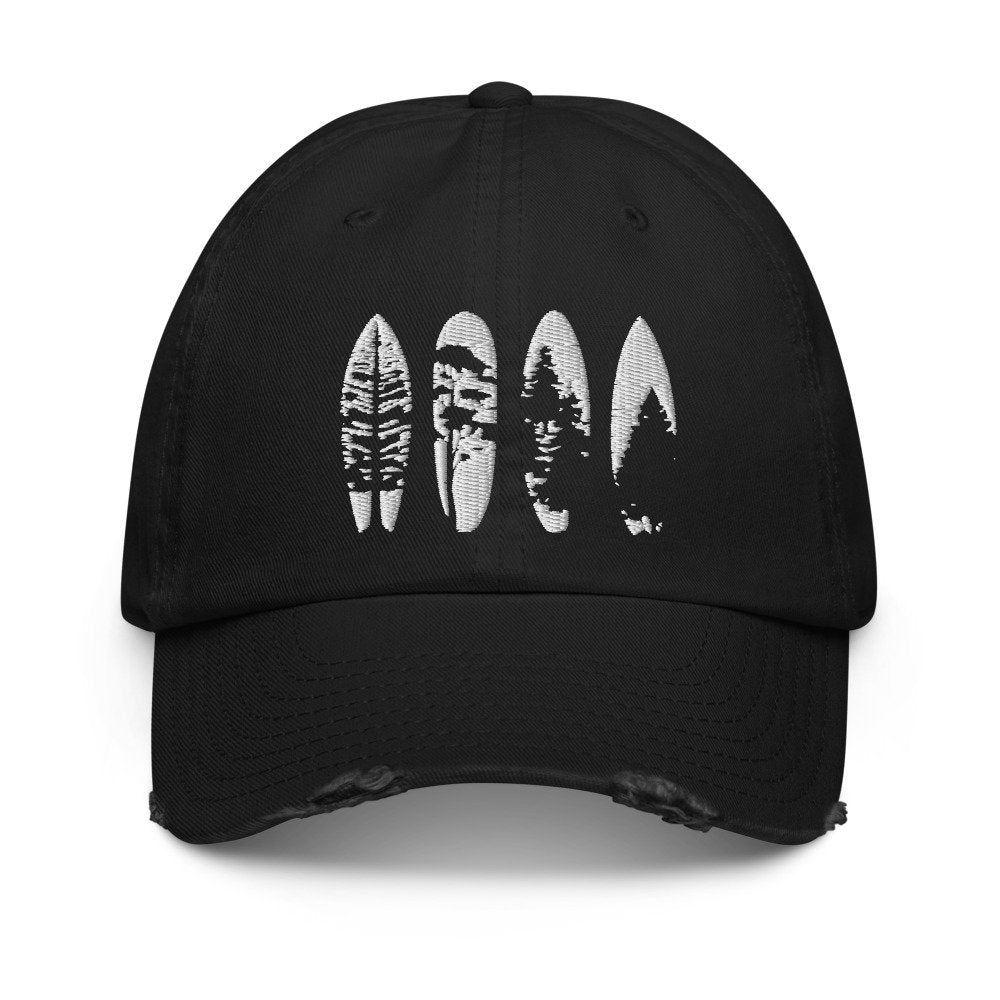 Surf Tree Distressed Baseball Cap - Area F Island Clothing