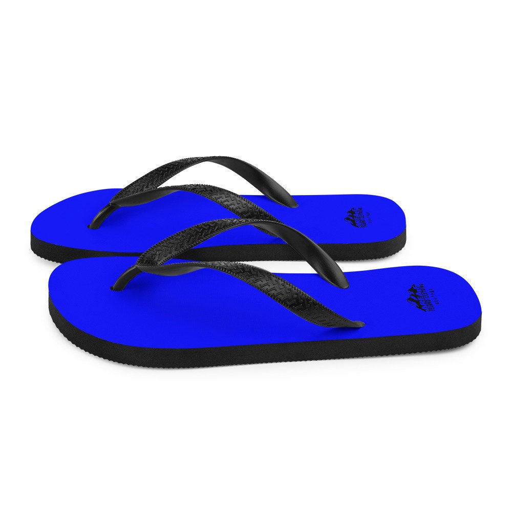 Cobalt Blue Flip-Flops – Area F Island Clothing