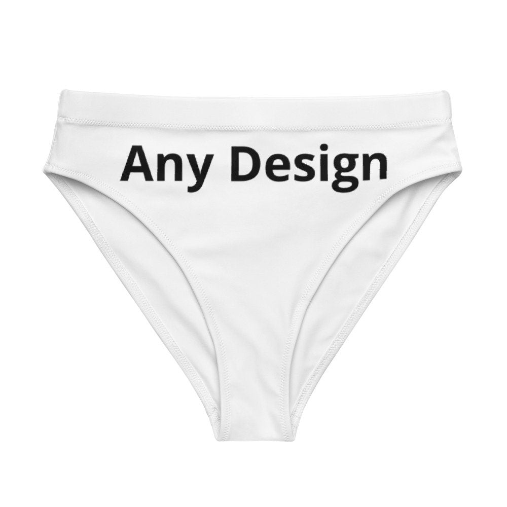 Eco Any Design Recycled High-waisted Bikini Bottom - Area F Island Clothing