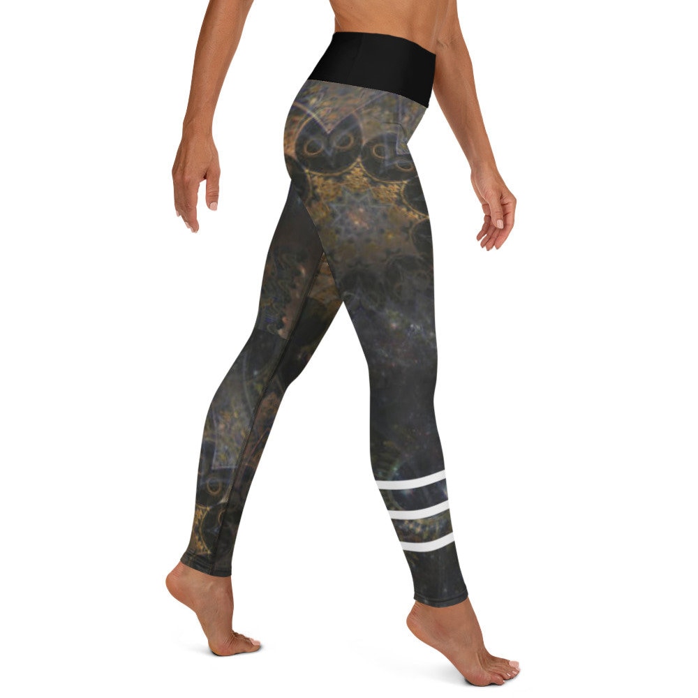 Mandala Sport Print Yoga Pilates High waisted Leggings - Area F Island Clothing