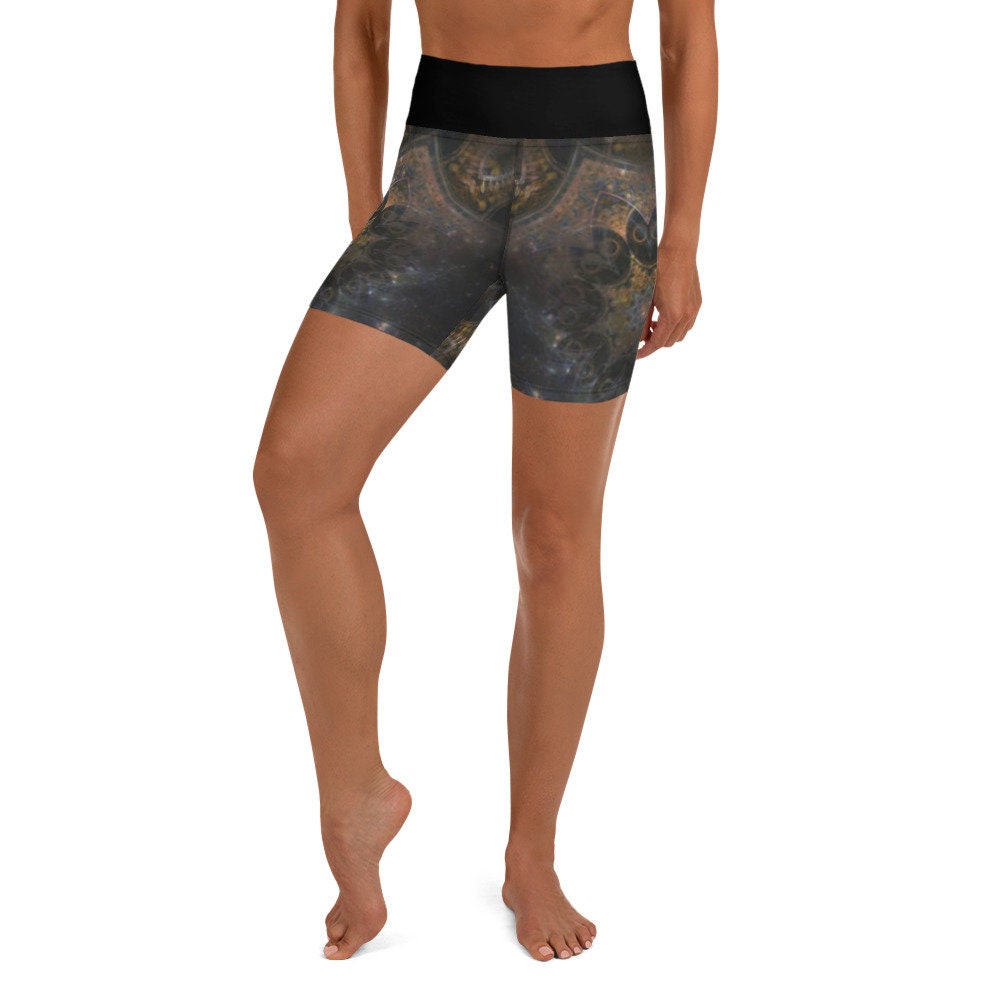Mandala Sport Artistic Print Yoga Pilates - Yoga Shorts - Area F Island Clothing