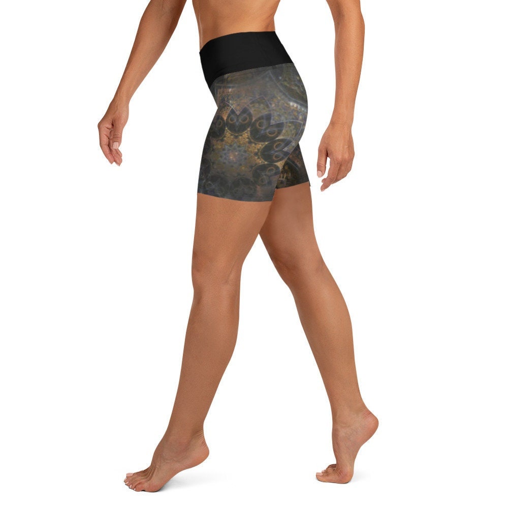 Mandala Sport Artistic Print Yoga Pilates - Yoga Shorts - Area F Island Clothing