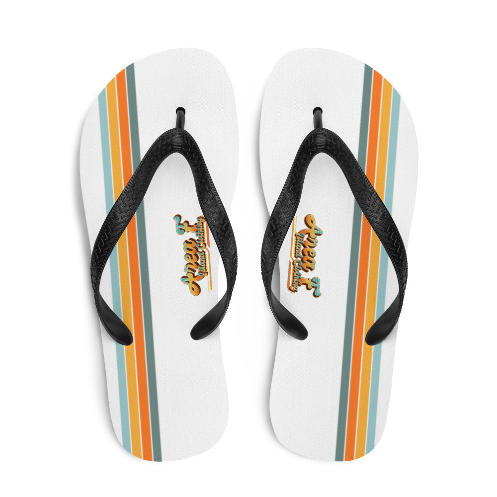 Retro Vibe Flip-Flops - Area F Island Clothing